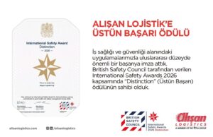 ALIŞAN LOJİSTİK’E ÜSTÜN BAŞARI ÖDÜLÜ
